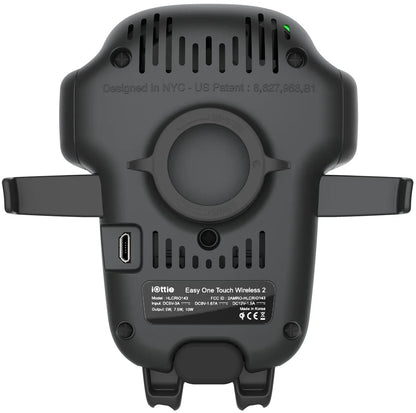Iottie Easy One Touch Wireless 2 Dash/Windshield Mount 7.5W/10W Black - Essentify