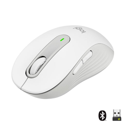 Logitech Signature M650 | Draadloze Muis | Rechtshandig | RF + Bluetooth | 2000 DPI | Wit