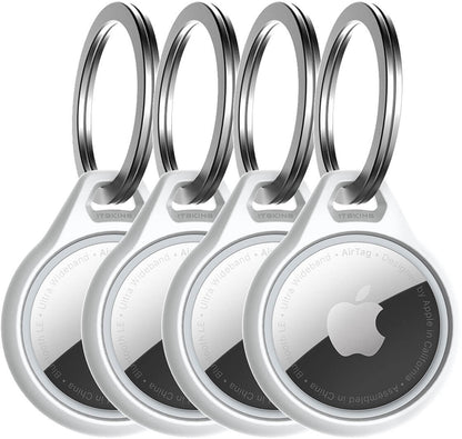 Itskins Level 2 Aircover Solid For Apple Airtag White (4-Pack)