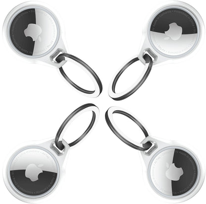 Itskins Level 2 Aircover Solid For Apple Airtag White (4-Pack)