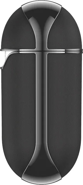 Valenta Leather Snap Case Apple Airpods Gen 1/2 Black - Essentify