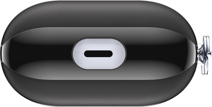 Valenta Leather Snap Case Apple Airpods Gen 1/2 Black