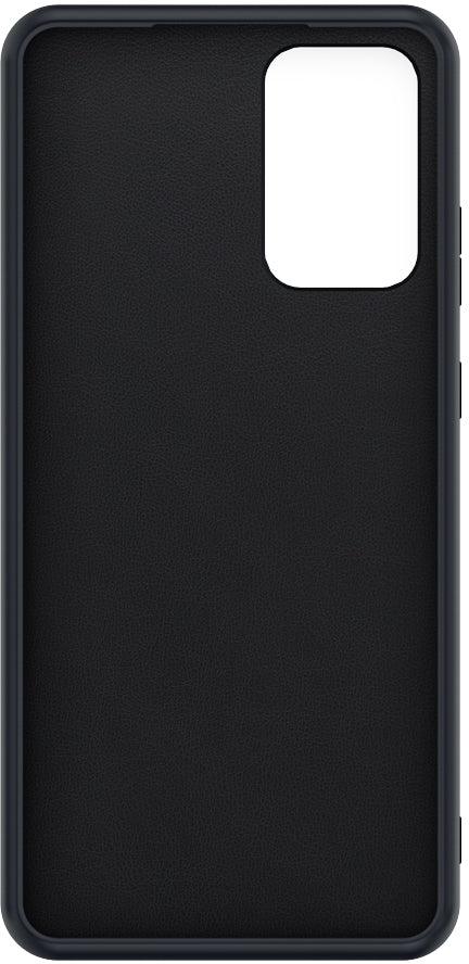Valenta Leather Back Cover Snap Samsung Galaxy A02S Black - Essentify