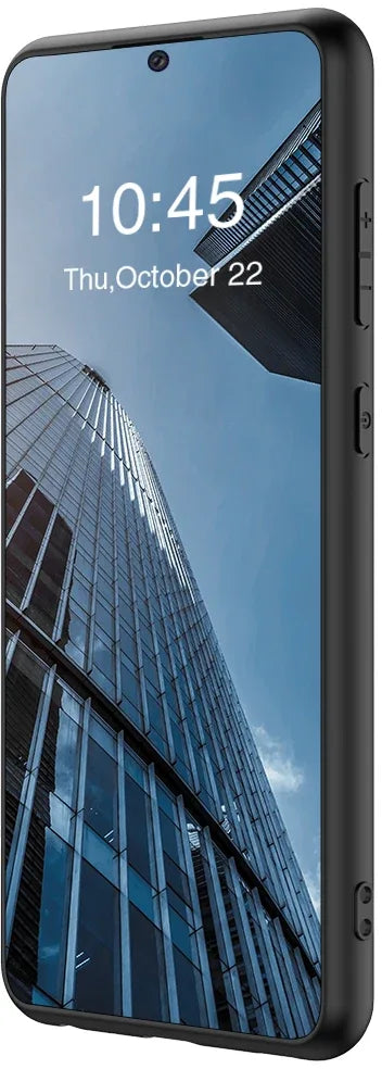 Valenta Leather Back Cover Snap Samsung Galaxy A42/A42 5G Black - Essentify