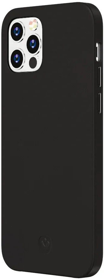 Valenta Leather Back Cover Snap Luxe Apple Iphone 12 Pro Max Black - Essentify