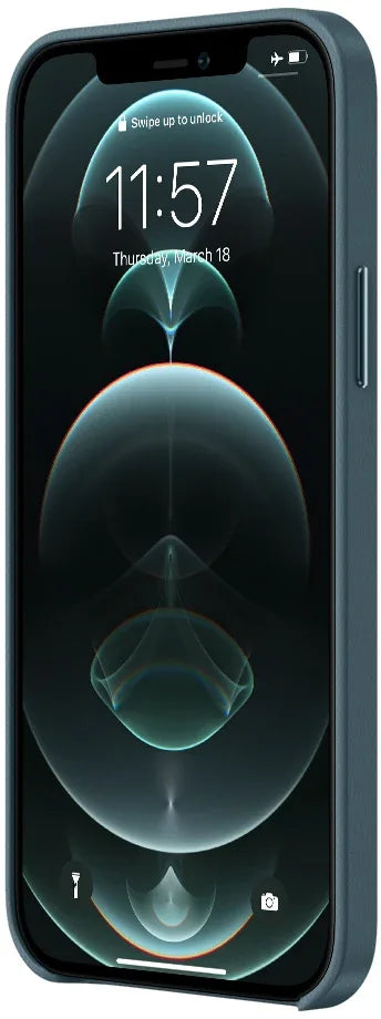 Valenta Leather Back Cover Snap Luxe Apple Iphone 12/12 Pro Blue - Essentify