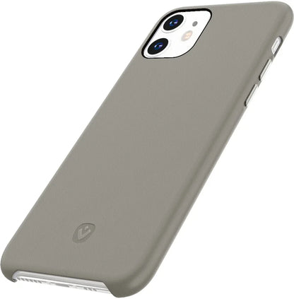 Valenta Leather Back Cover Snap Luxe Apple Iphone 11 Grey - Essentify