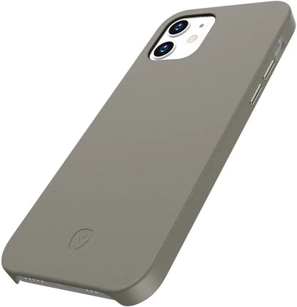 Valenta Leather Back Cover Snap Luxe Apple Iphone 12 Mini Grey - Essentify