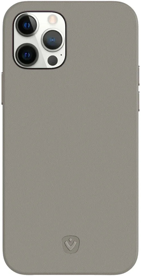 Valenta Leather Back Cover Snap Luxe Apple Iphone 12 Pro Max Grey - Essentify