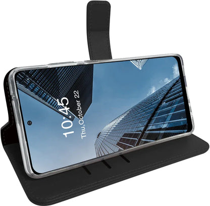 Valenta Book Case Gel Skin Samsung Galaxy A72 4G Black - Essentify