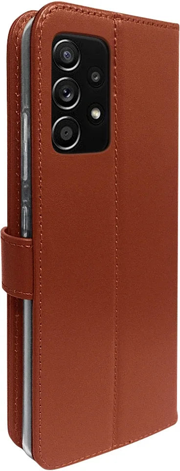 Valenta Book Case Gel Skin Samsung Galaxy A72 4G Brown - Essentify