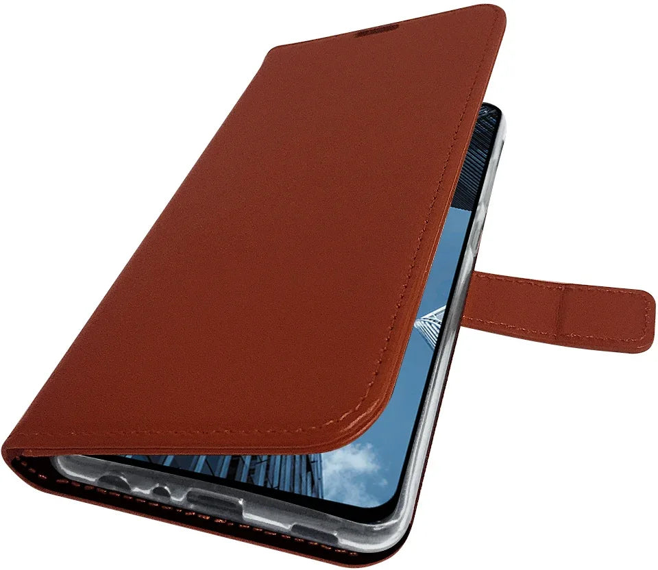 Valenta Book Case Gel Skin Samsung Galaxy A72 4G Brown - Essentify