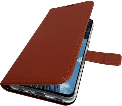Valenta Book Case Gel Skin Samsung Galaxy A72 4G Brown - Essentify