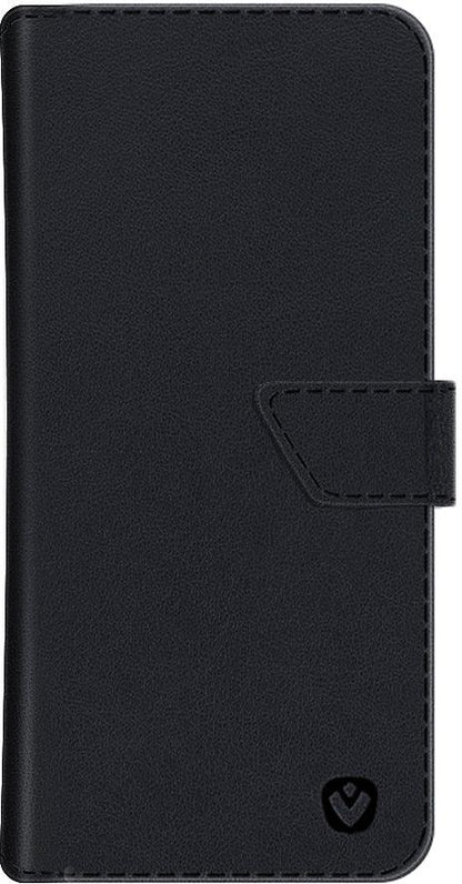 Valenta Leather Book Case Snap Universal Large Black - Essentify