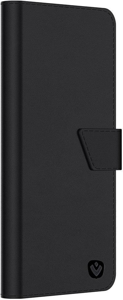 Valenta Leather Book Case Snap Universal Large Black - Essentify