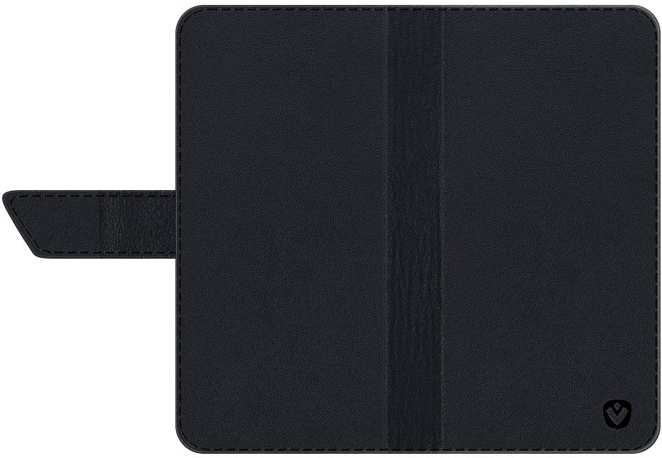 Valenta Leather Book Case Snap Universal Large Black - Essentify