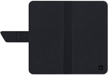Valenta Leather Book Case Snap Universal Large Black - Essentify