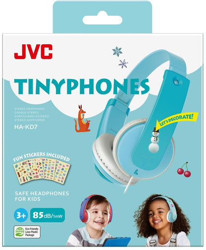 Jvc Ha-Kd7-Zne Jvc Kids Tinyphones Headphone Mint Blue