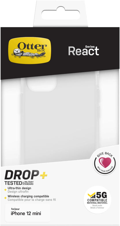 Otterbox React Series Apple Iphone 12 Mini Clear - Essentify