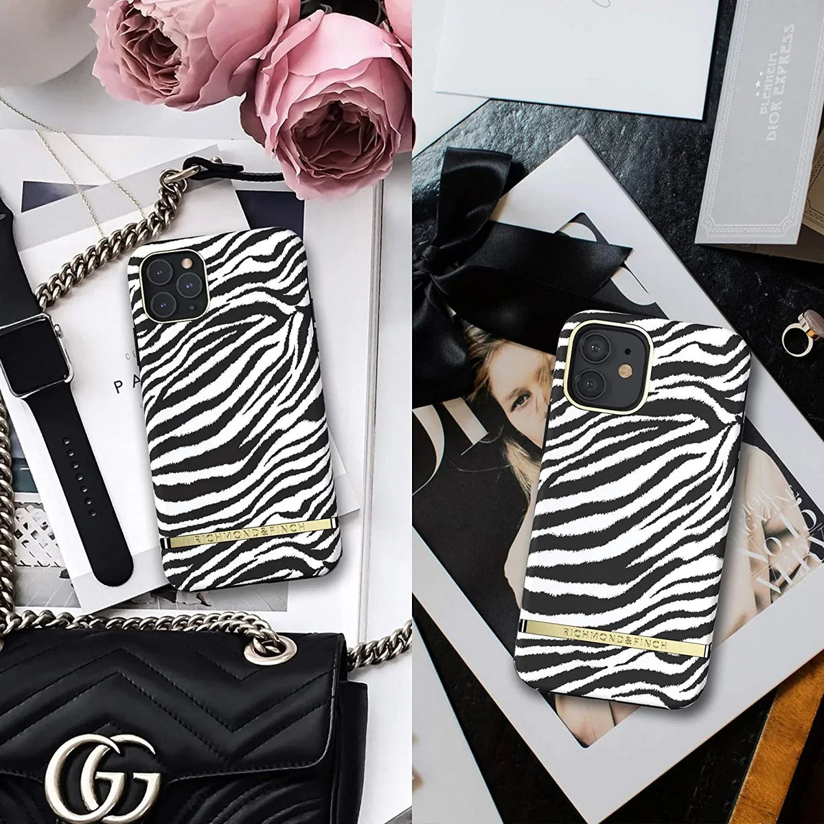 Richmond & Finch Freedom Series One-Piece Apple Iphone 13 Pro Max Zebra - Essentify