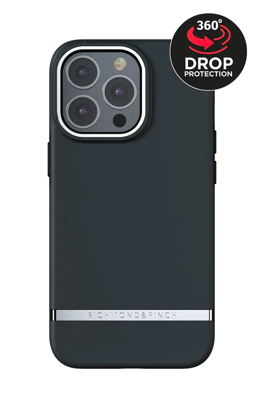 Richmond & Finch Freedom Series One-Piece Apple Iphone 13 Pro Black Out - Essentify