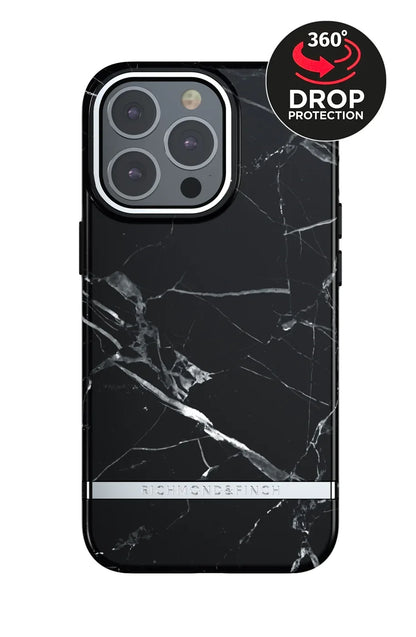 Richmond & Finch Freedom Series One-Piece Apple Iphone 13 Pro Black Marble - Essentify