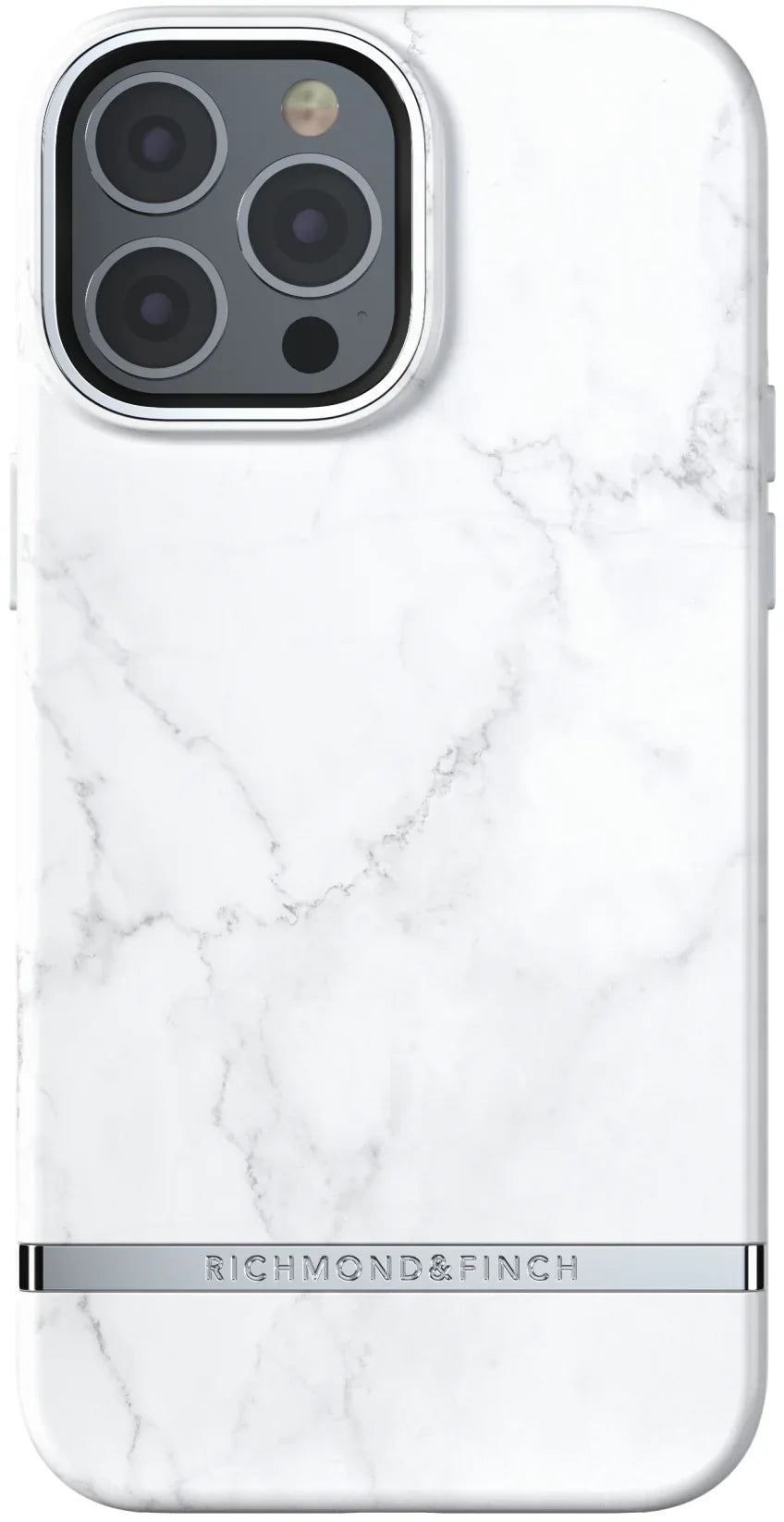 Richmond & Finch Freedom Series One-Piece Apple Iphone 13 Pro White Marble - Essentify