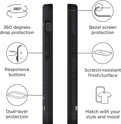 Richmond & Finch Freedom Series One-Piece Apple Iphone 13 Pro Max Black Tiger - Essentify