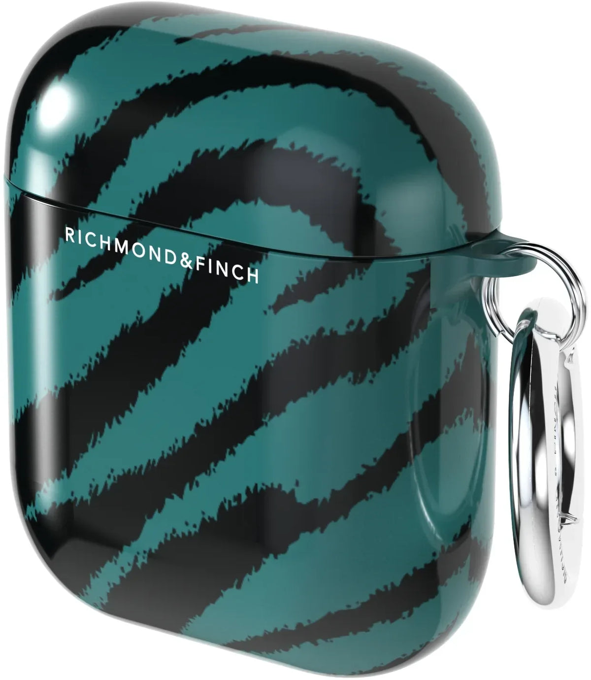 Richmond & Finch Freedom Series Apple Airpod Emerald Zebra - Essentify