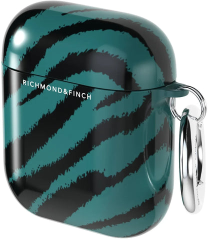 Richmond & Finch Freedom Series Apple Airpod Emerald Zebra - Essentify