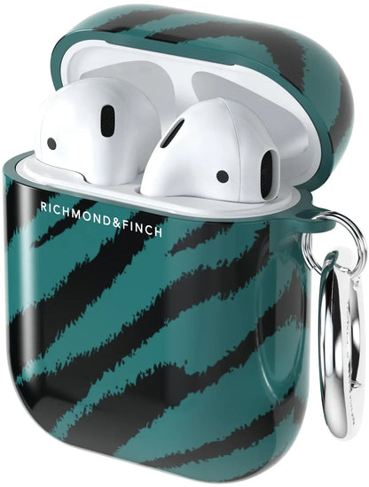 Richmond & Finch Freedom Series Apple Airpod Emerald Zebra - Essentify