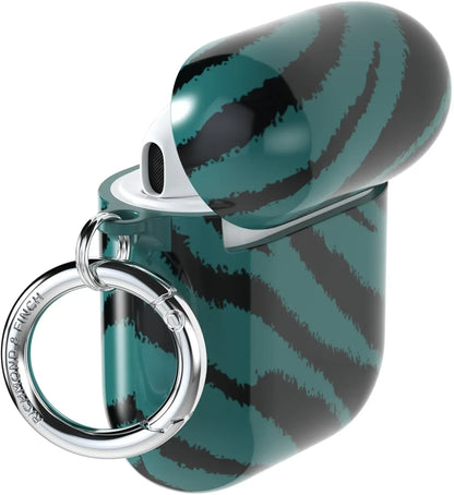 Richmond & Finch Freedom Series Apple Airpod Emerald Zebra - Essentify