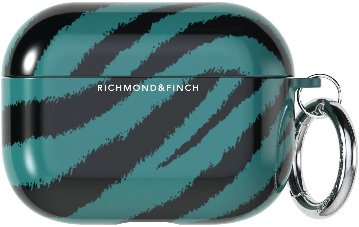 Richmond & Finch Freedom Series Apple Airpod Pro Emerald Zebra - Essentify