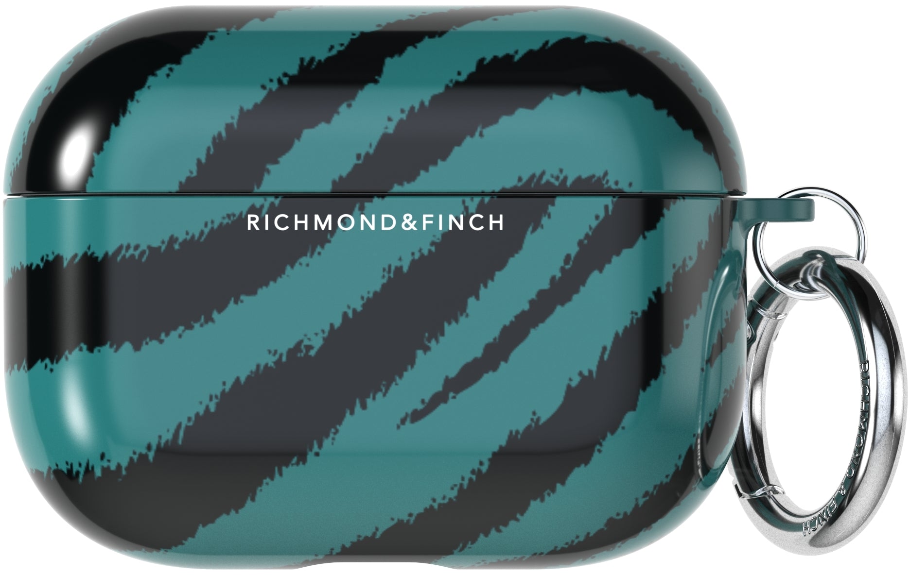 Richmond & Finch Freedom Series Apple Airpod Pro Emerald Zebra