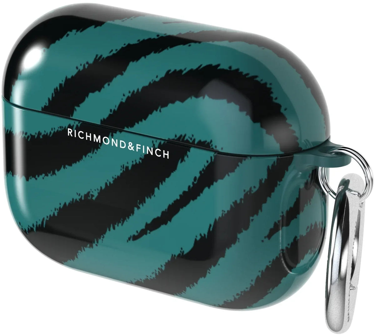 Richmond & Finch Freedom Series Apple Airpod Pro Emerald Zebra - Essentify