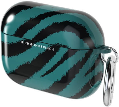 Richmond & Finch Freedom Series Apple Airpod Pro Emerald Zebra