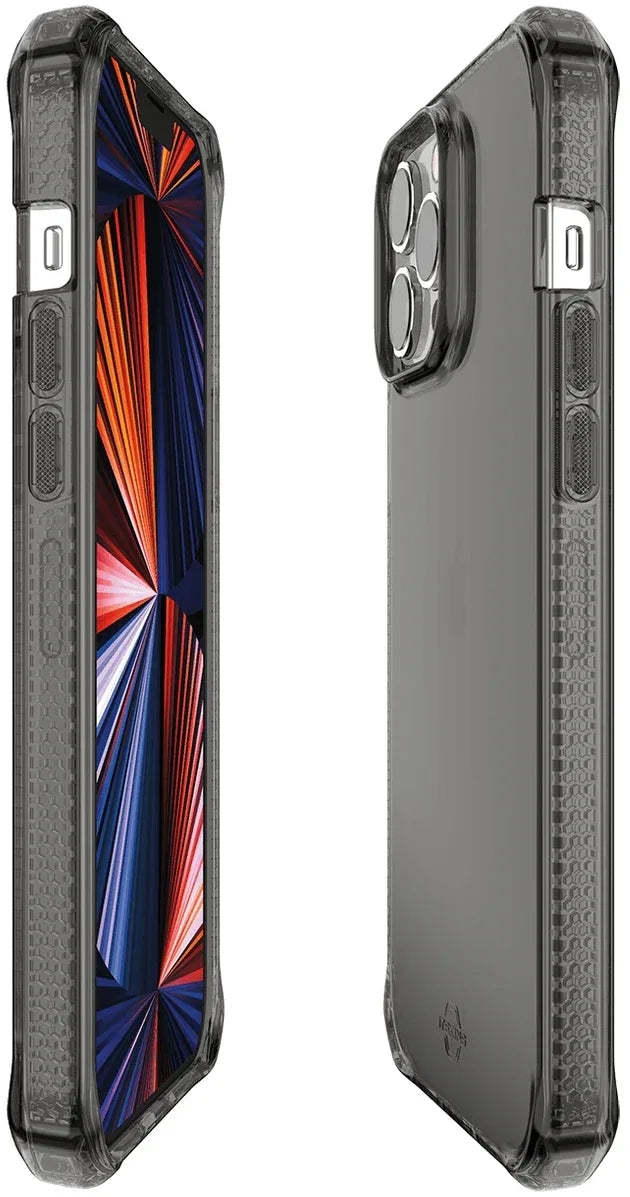 Itskins Level 2 Spectrumclear For Apple Iphone 13 Pro Smoke - Essentify