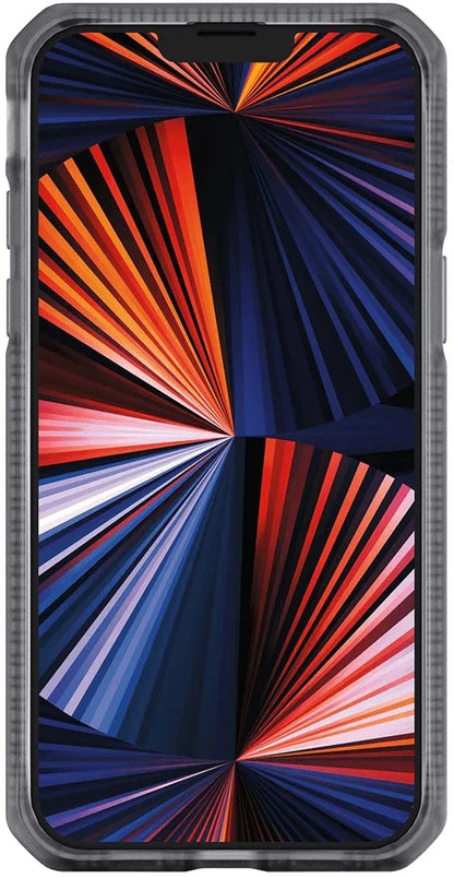 Itskins Level 2 Hybridfrost For Apple Iphone 13 Pro Max Transparent Black - Essentify