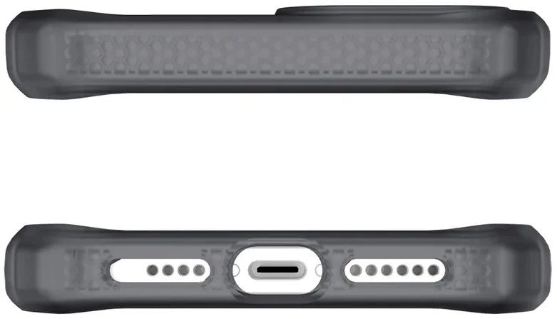Itskins Level 2 Hybridfrost For Apple Iphone 12 Mini Transparent Black - Essentify