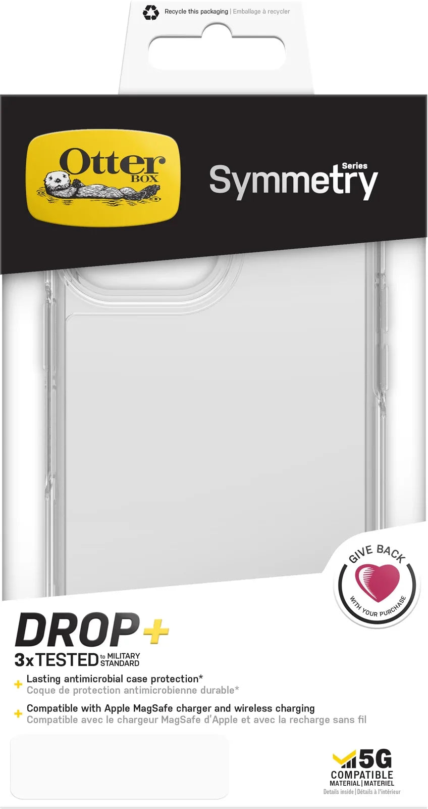 Otterbox Symmetry Clear Case Apple Iphone 13 Pro Max Clear - Essentify