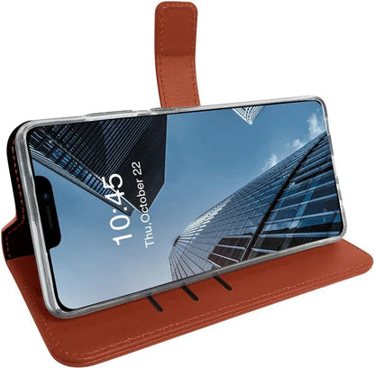 Valenta Book Case Gel Skin Apple Iphone 13 Pro Brown - Essentify