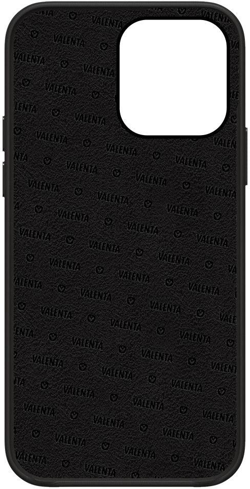 Valenta Leather Back Cover Snap Luxe Apple Iphone 13 Pro Max Black - Essentify