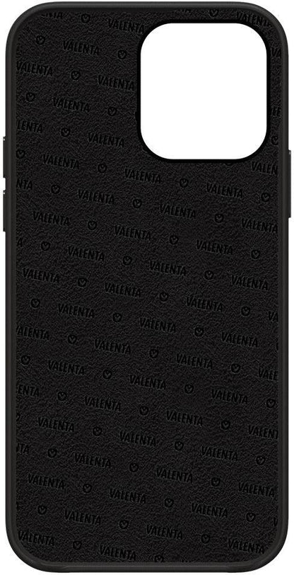 Valenta Leather Back Cover Snap Luxe Apple Iphone 13 Pro Max Black - Essentify