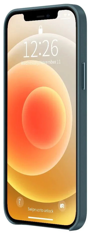 Valenta Leather Back Cover Snap Luxe Apple Iphone 13 Pro Max Blue - Essentify