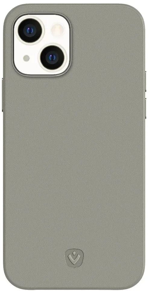 Valenta Leather Back Cover Snap Luxe Apple Iphone 13 Grey - Essentify