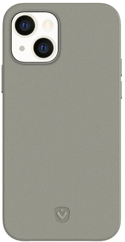 Valenta Leather Back Cover Snap Luxe Apple Iphone 13 Grey - Essentify