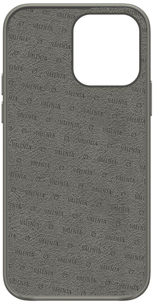 Valenta Leather Back Cover Snap Luxe Apple Iphone 13 Pro Grey - Essentify