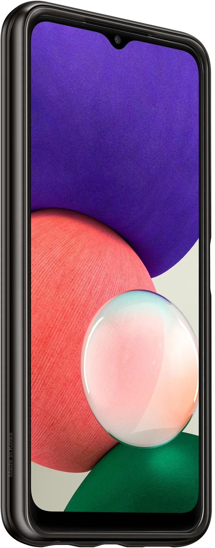 Samsung Soft Clear Cover Galaxy A22 5G Black - Essentify