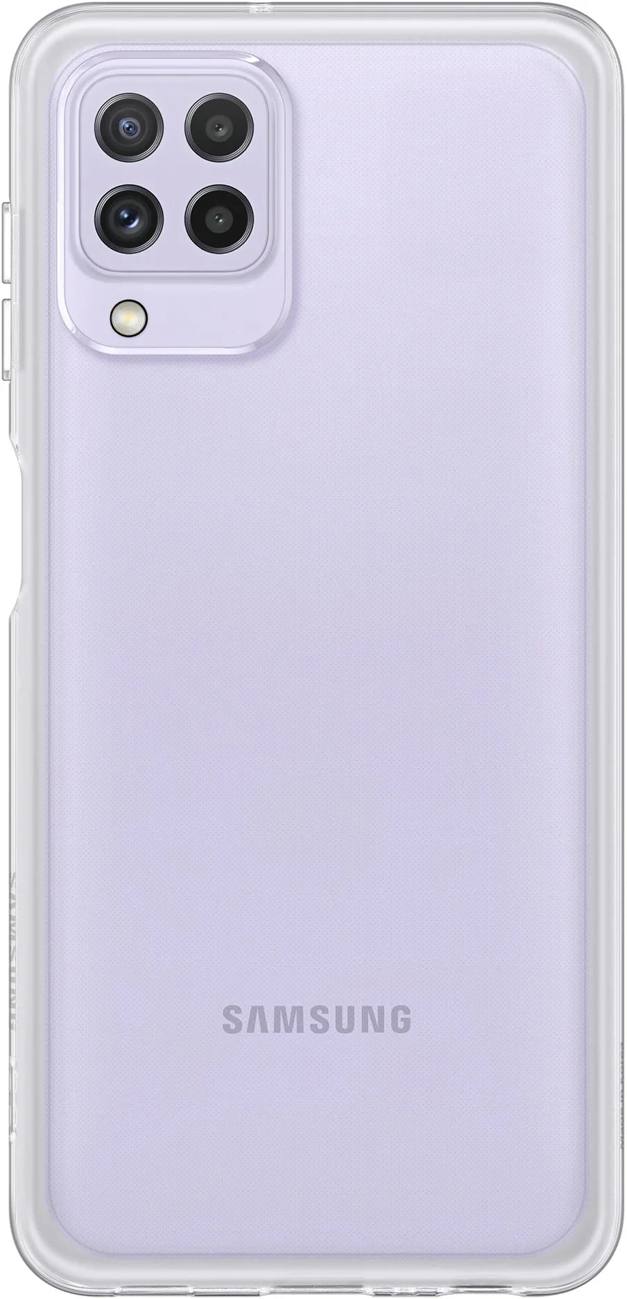Samsung Soft Clear Cover Galaxy A22 4G Transparent - Essentify