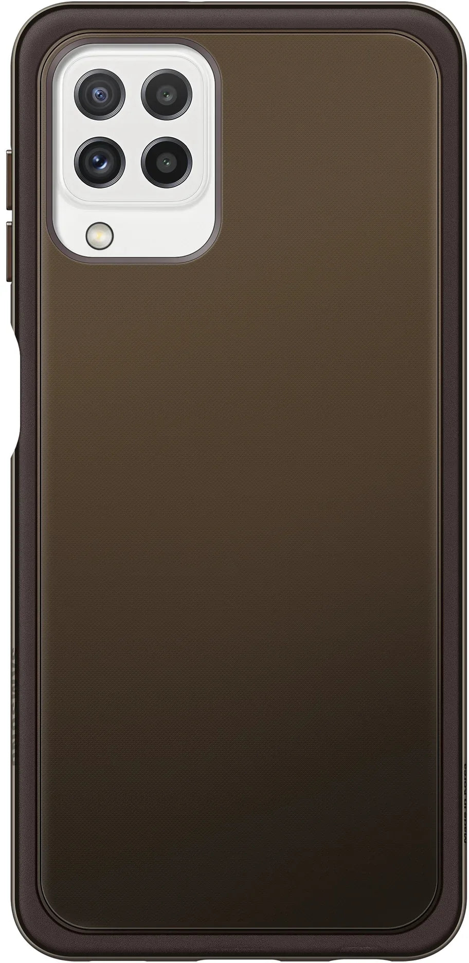 Samsung Soft Clear Cover Galaxy A22 4G Black - Essentify